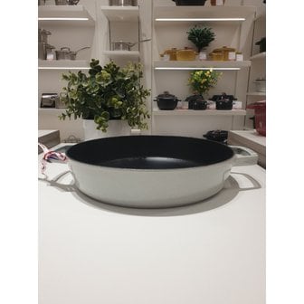 스타우브 [시흥점] 더블 핸들 프라이팬 26cm,화이트트러플(ST22326107)