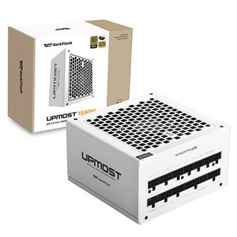 darkflash UPMOST 1250W 80PLUS골드 풀모듈러 ATX3.0 화이트 E