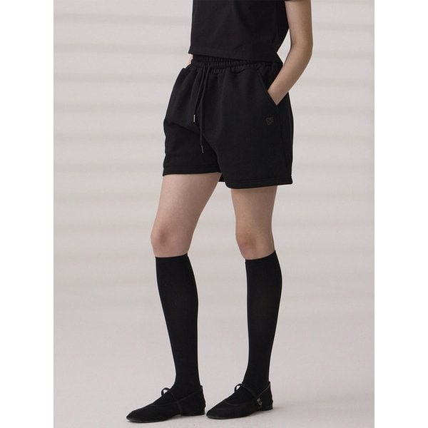 DGDP 스웨트  숏 팬츠 블랙