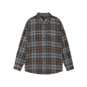 남성 플란넬 원포켓 체크 셔츠(B255SH300P)