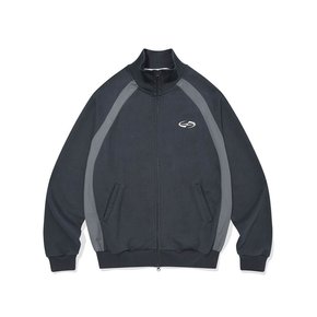 SP PHASE BLOCK TRACK JACKET-CHARCOAL