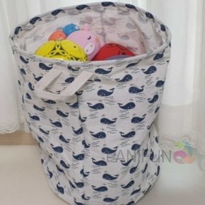 ( )패브릭바스켓 고래 수납바구니 장난감바구니 장난감수납 장난감보관함 빨래함