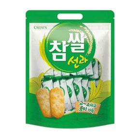 크라운제과 쌀과자 참쌀선과 대 253g (44봉입)