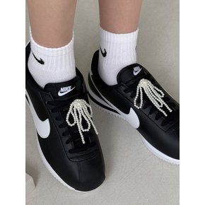 [2piece SET] royal pearl ribbon shoe charm 슈참, 지비츠