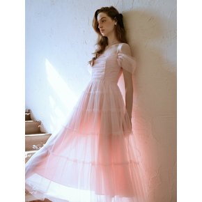 Cest_Pink fairy layered mesh dress