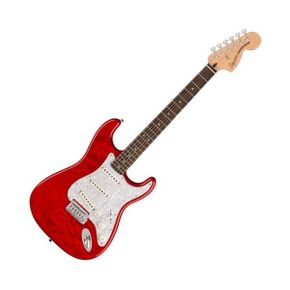 일본 펜더 스트라토캐스터 일렉트릭 기타 Affinity Series Stratocaster QMT의 Squier크림슨 레