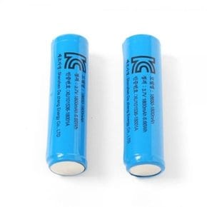 KC인증 18650 배터리 1800mAh 리튬이온 충전지 2p세트