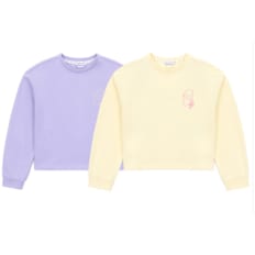 24SS  KK25306 하트 랩 걸스 맨투맨