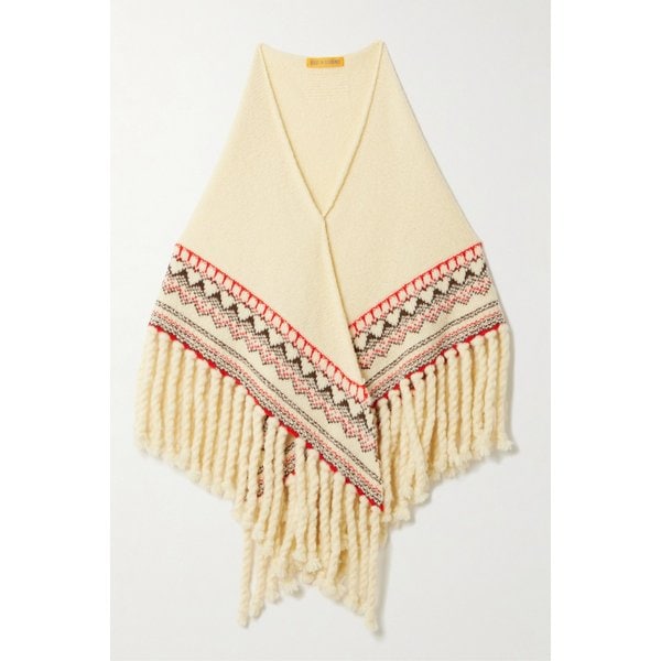 게스트인레지던스 클라우드 샬레 프린지 페어 아일 울 캐시미어 블렌드 숄 46376663162950304