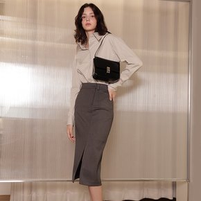 제넷 펜슬 스커트_차콜]Jennet Pencil Skirt_Charcoal