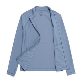 [여주점] N252URG410 베이직 집업 래쉬가드 BLUE GREY