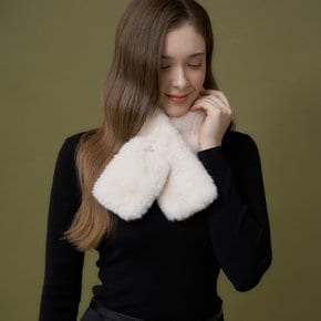 크림 페이크퍼 머플러 SE54MP310