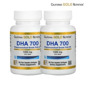 라이프익스텐션 캘리포니아골드 DHA700 피쉬오일 1000mg 30정 2팩