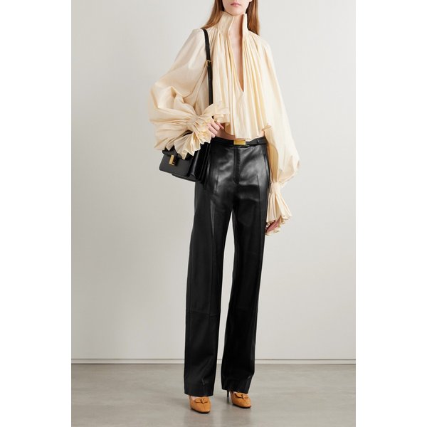 케이트 마일스 가죽 스트레이트 팬츠 46376663162958429