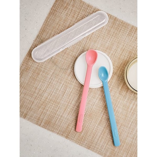 실리콘 이유식 스푼 케이스 세트
