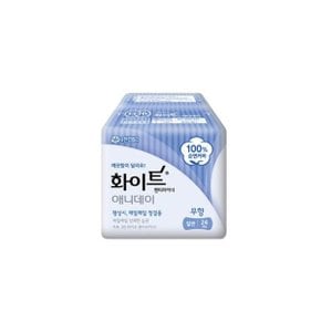 ig)유한)화이트 애니데이 팬티라이너 일반 24p(반품불