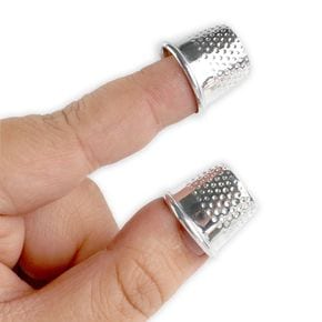 손가락 부상방지용 스틸 골무 옷수선 가정내 수예용품