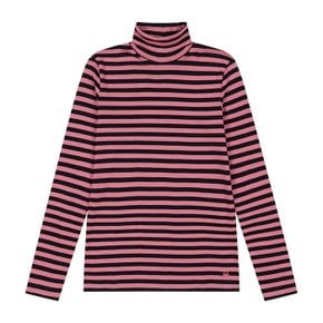 Striped turtleneck cotton t-shirt_3OA6E222571F