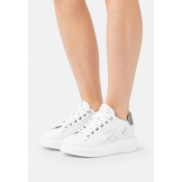 이스퀘어 4196940 KARL LAGERFELD KAPRI SIGNIA LACE - Trainers white/silver