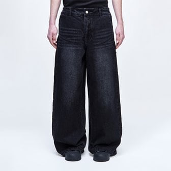 송지오 [파주점] 옴므 와이드 플레어 컷 데님  SH2PT224GY