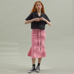 Span Mermaid Skirt HotPink