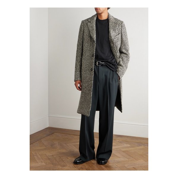 머큐리 헤링본 울 블렌드 코트 46376663162896403