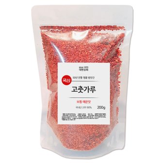  50년전통 대현상회 국산 고춧가루 보통매운맛 200g