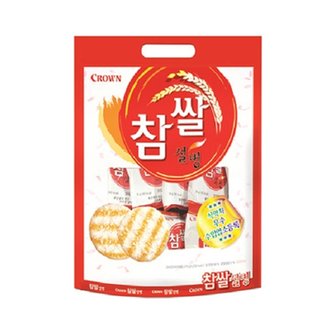  크라운제과 참쌀설병 270g x 4개 / 쌀과자 사무실간식