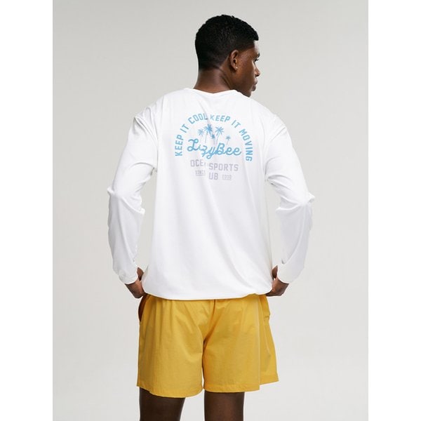 [SET] 남여공용 에어프레쉬 스트링 롱 슬리브 + 스트레치 쇼츠 M 화이트