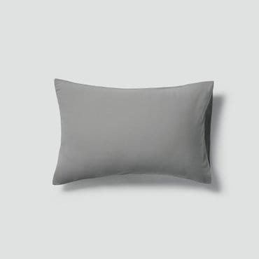 JAJU 코튼 워싱 피그먼트 베개커버_60x40cm_그레이