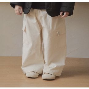 카고 메이슨 와이드 팬츠(베이지,아이)