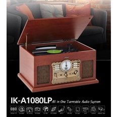 inkel IK-A1080LP 올인원 턴테이블 오디오 시스템 블루투스 인켈