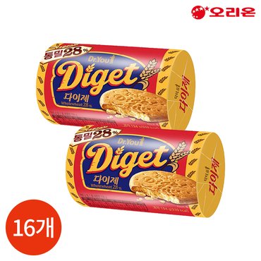  오리온 닥터유 다이제 통밀 194g x 16개