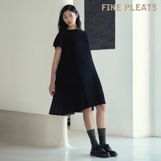 [FINE PLEATS] 피네 플리츠 트위스트 원피스 블랙