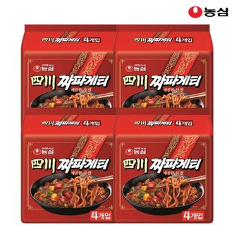 농심 사천 짜파게티 137g x 16봉 1박스