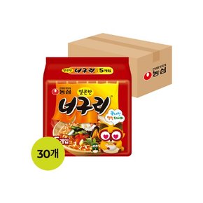 [농심]얼큰한 너구리 120g x 30개