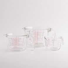 내열 유리 계량컵 250ml 500ml 1000ml