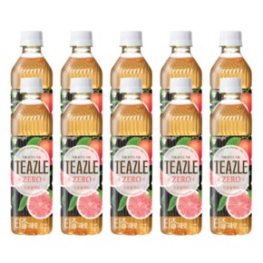 티즐 제로 자몽블랙티 500ml x 10개