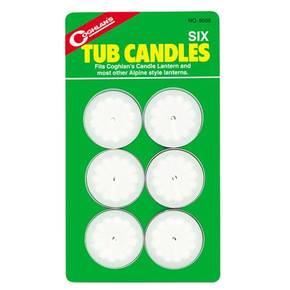 - 캐나다 명품 코글란 TUB CANDLES BOUGIES RONDES 튜브 캔들 캔들라이트 6개 1SET 양