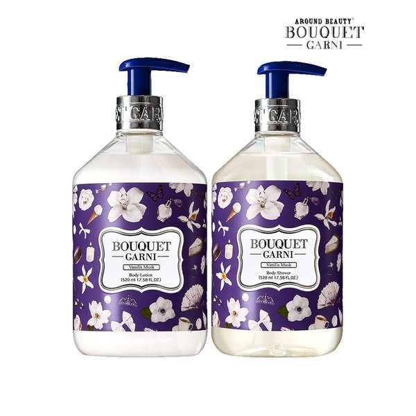 딥 퍼퓸 바닐라머스크향 바디워시 x1개+바디로션 x1개