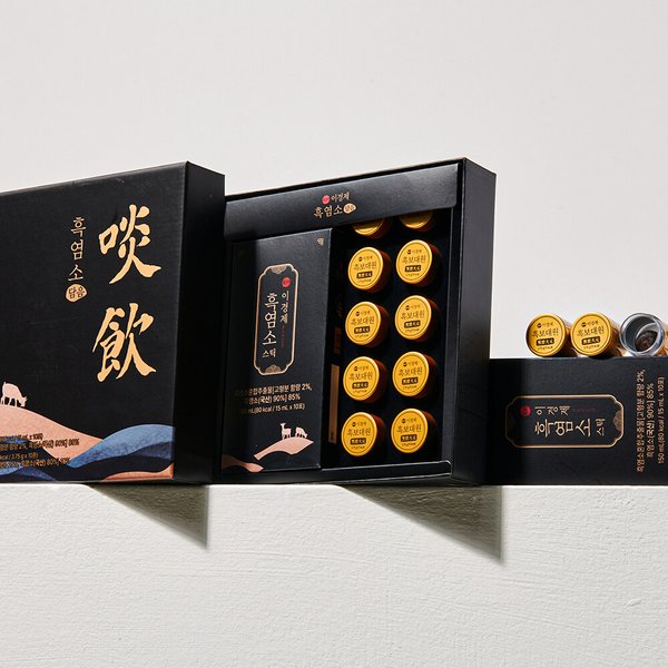 [선물용 쇼핑백] 이경제 흑염소 담음 세트 (흑염소 스틱 10포+흑보대원 10환)