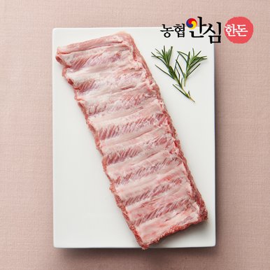 [냉장] 국내산 돼지 등갈비(폭립) 찜/구이용 500g