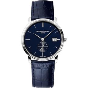 독일 프레드릭 콘스탄트 메탈 가죽 손목시계 1876789 Frederique Constant Mens 아날로그 쿼츠워