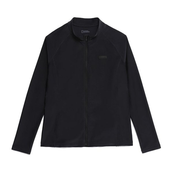 [여주점] N252WRG410 여성 베이직 집업 래쉬가드 CARBON BLACK