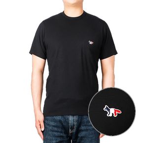 23SS (FM00120KJ0010 BLACK) 남성 트리컬러 폭스 포켓 반팔 티셔츠 48271984