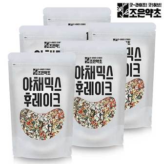 굿허브 야채 믹스 후레이크 300g 라면 우동 건더기 스프 분태 x 5