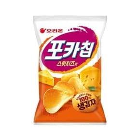 [화수분상회] 감자스낵 오리온 포카칩 스윗치즈맛 110gx6개 반박스 오리온포카칩과자