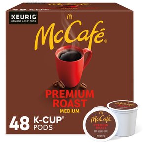 McCafe  프리미엄  로스트  커피  K컵  커피  포드  미디엄  로스트  48개  큐리그  브루어스용