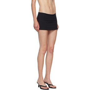 블랙 마이크로 스트레치 미니 스커트 C00301K021 Black