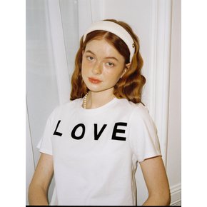 Love Crop T_ White